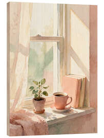 Holzbild Sanfte Morgenstimmung - artill