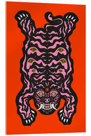 Acrylglasbild Tag Orange - Chromakane