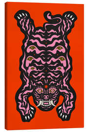 Leinwandbild Tag Orange - Chromakane