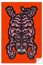 Wandsticker Tag Orange - Chromakane