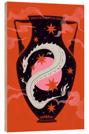 Holzbild Photiarot - Chromakane