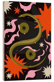 Holzbild Grenzenlos - Chromakane