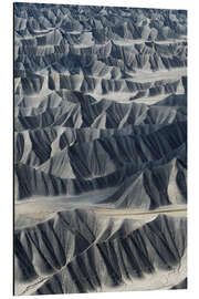 Aluminium print Abstract landscape structures in the desert of Utah, USA - Martin Podt