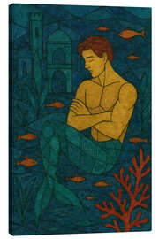 Leinwandbild Stille Kraft im Ozean - Sabine Wagner