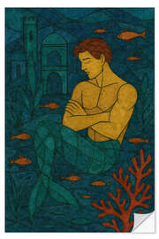 Wandsticker Stille Kraft im Ozean - Sabine Wagner