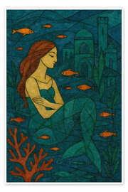 Poster Im Traum der Tiefe - Sabine Wagner