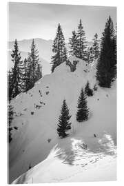 Acrylglasbild Blick vom Laber in die Ammergauer Alpen, Oberbayern - Christian Müringer