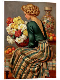 Acrylglasbild Üppige, anmutige Blüte - DejaReve