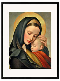 Gerahmter Kunstdruck Bedingungslose Liebe