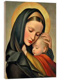 Holzbild Bedingungslose Liebe