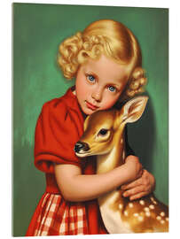 Acrylglasbild Weihnachtskuscheln