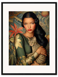 Gerahmter Kunstdruck Femme fatale