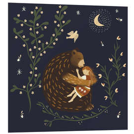 Hartschaumbild Märchenhafte Umarmung - Patruschka