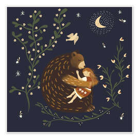 Wandbild Märchenhafte Umarmung - Patruschka