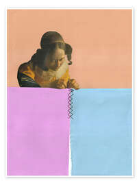 Wandbild Näherin - Carlos Quitério