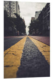 Hartschaumbild Straßen von New York