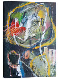 Leinwandbild Bicephal IV 1968, Cobra inspiration - Jean Moreaux