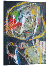 Magnettafel Bicephal IV 1968, Cobra inspiration - Jean Moreaux