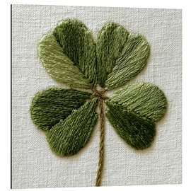 Magnettafel Genähtes Kleeblatt II - Paula Freeman