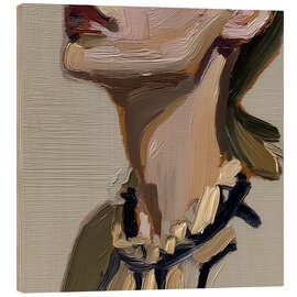 Holzbild Golden Poise I - Paula Freeman