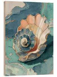 Holzbild Küsten-Echos III