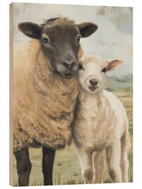 Holzbild Keltische Wiese - Paula Freeman