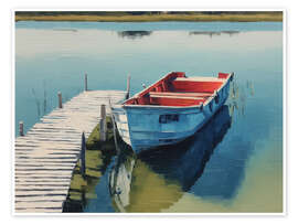 Wandbild Anlegeplatz I - Paula Freeman