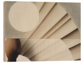 Holzbild Structured Rhythm I