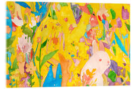 Acrylglasbild Rabbit Dreams II - Melissa Wang