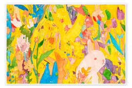 Wandbild Rabbit Dreams II - Melissa Wang