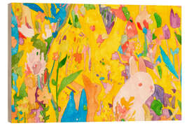 Holzbild Rabbit Dreams II - Melissa Wang