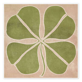 Wandbild Four Leaf IV - June Erica Vess