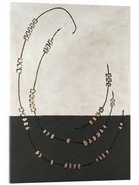 Tableau en verre acrylique Looped Sample I - Michael Willett