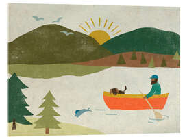 Acrylglasbild Papiersee II - June Erica Vess