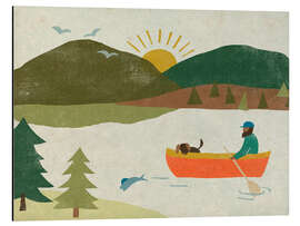 Alubild Papiersee II - June Erica Vess