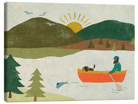 Leinwandbild Papiersee II - June Erica Vess