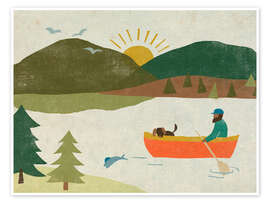 Wandbild Papiersee II - June Erica Vess