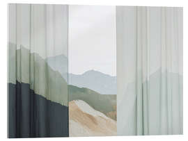 Acrylglasbild Pale Grace I - Paula Freeman