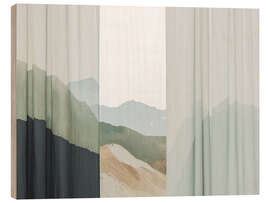 Holzbild Pale Grace I - Paula Freeman