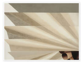 Wandbild Strukturierter Rhythmus - Paula Freeman