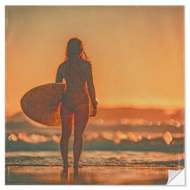 Wandsticker Malibu Paddleout