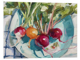 Hartschaumbild Gartenteller III - Paula Freeman