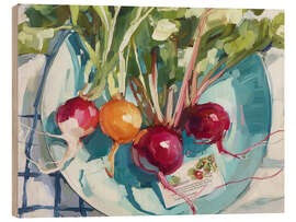 Holzbild Gartenteller III - Paula Freeman