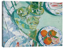 Leinwandbild GreenTable II - Paula Freeman