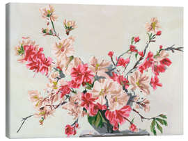 Leinwandbild Leaning Petals I - Melissa Wang