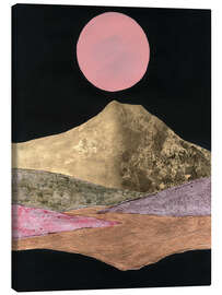 Leinwandbild Ätherische Mondlandschaft II - Michael Willett