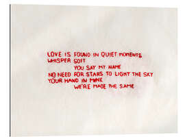 Galleriprint Stitched Love Poem - Victoria Barnes