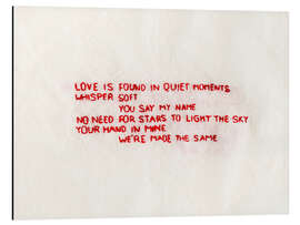 Magnettafel Stitched Love Poem - Victoria Barnes