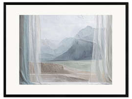 Gerahmter Kunstdruck Soft Drift II