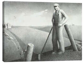 Leinwandbild Im Frühling 1939 - Grant Wood